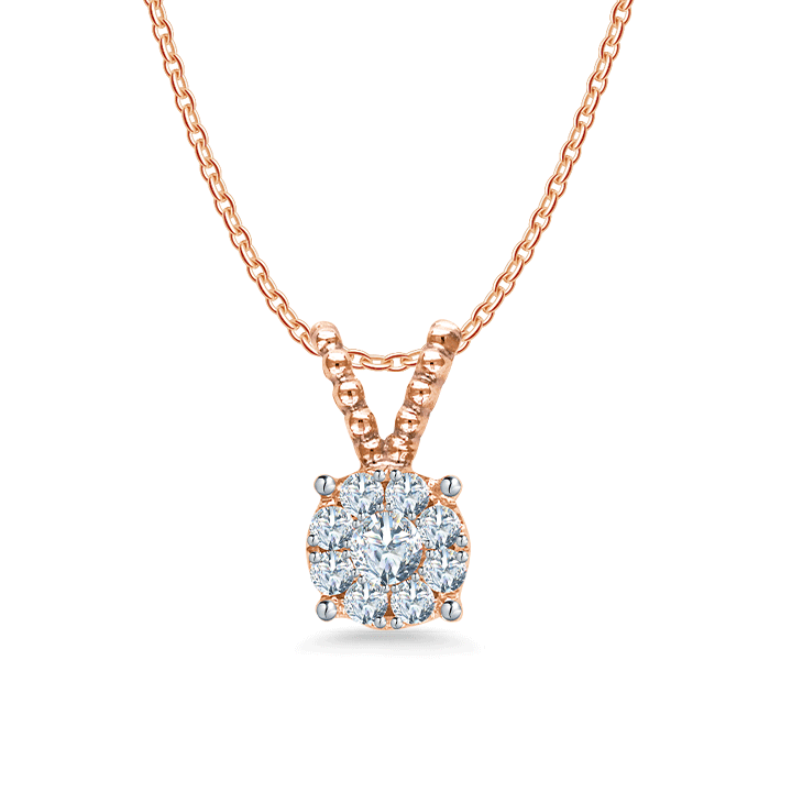 Cluster Diamond Pendant - Meyson Jewellery