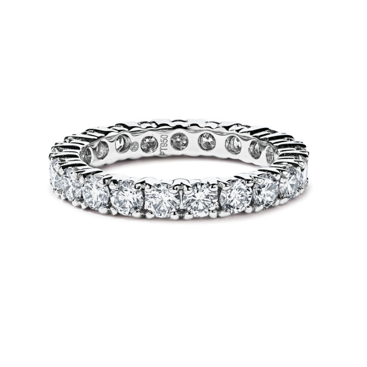 Meyson Jewellery - DRE0010O4C-PT950 - Front View