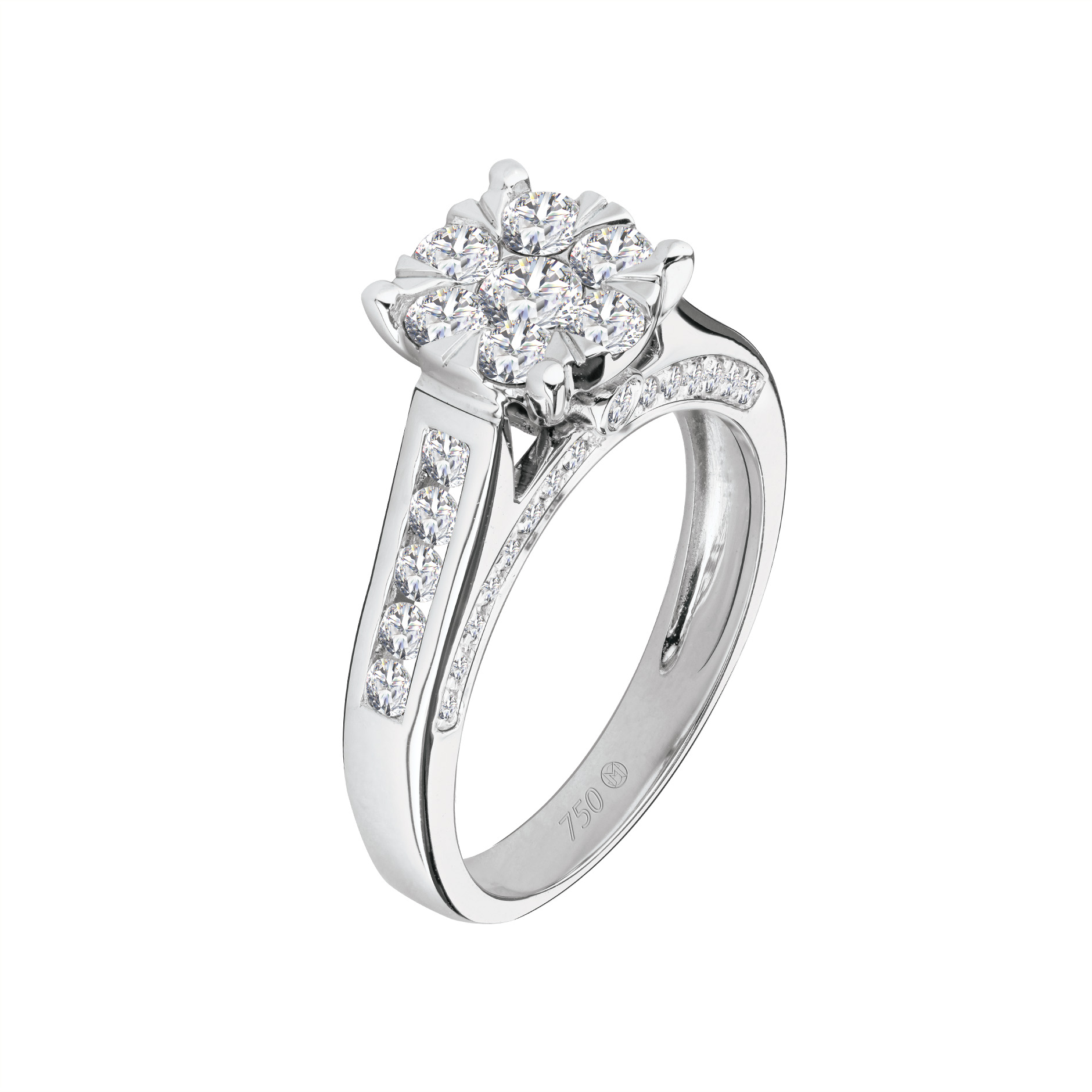 18K Gold Diamond Ring