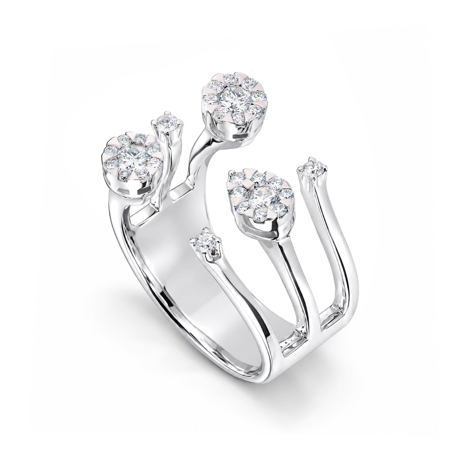 Meyson Jewellery Starrs Blossom Open Diamond Ring